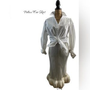 Poleci Feathered Skirt